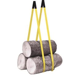 Keeper 1 in. W X 10 ft. L Black/Yellow Lifting Sling 3200 lb 1 pk