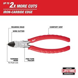 Milwaukee 7 in. Iron Diagonal Cutting Pliers