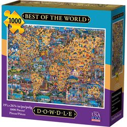 Dowdle Puzzle Best of the World Multicolored 1000 pc