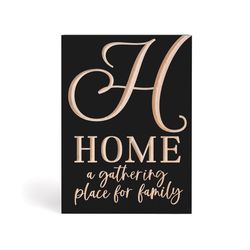 P Graham Dunn 7 in. H X 6 in. L Black MDF Word Block