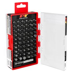 Performance Tool Assorted 1 in. L Driver Bit Set Multi-Material 75 pc