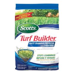 Scotts Turf Builder Halts Crabgrass Preventer Lawn Food For Multiple Grass Types 5000 sq ft