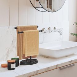 Umbra Black Steel Towel Holder