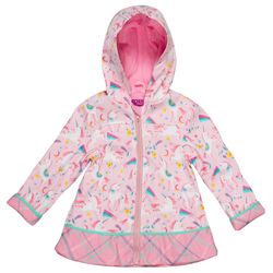 Stephen Joseph Multicolored Cotton/Polyurethane Rain Coat 2T