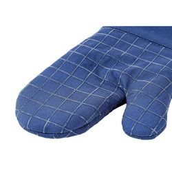 Mrs. Andersons Baking Blue Cotton/Silicone Oven Mitt