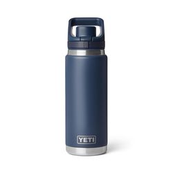 YETI Rambler 26 Navy BPA Free Bottle with Flip Chug Cap