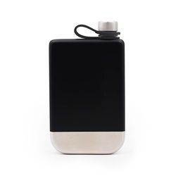 Yukon Outfitters 9 fl. oz. Black Stainless Steel Flask
