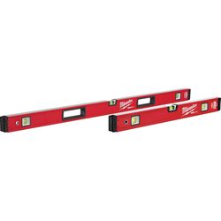 Milwaukee Redstick Aluminum Box Level Set