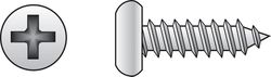 HILLMAN No. 8 Ga. X 2 in. L Phillips Pan Head Sheet Metal Screws 100 pk