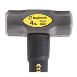 Collins 4 lb Steel Sledge Hammer 15 in. Fiberglass Handle