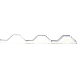 Tuftex 1 in. W X 36 in. L Foam Horizontal Closure Strips White