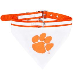 Pets First Team Colors Clemson Dog Bandana Large