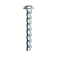HILLMAN No. 1/4-20 Ga. X 1-3/4 in. L Combination Round Head Zinc-Plated Steel Machine Screws 100 pk
