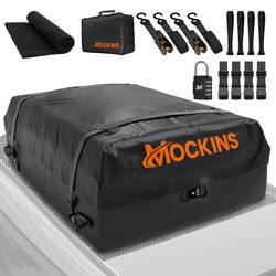 Mockins 25 CuFt Black Waterproof (60x43x17) Rooftop Bag 1 pk