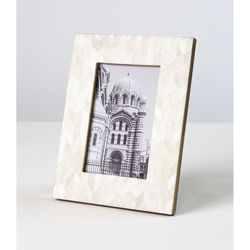 Matr Boomie Pearl Stone Picture Frame 6 in.
