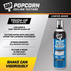 DAP White Water-Based Popcorn Ceiling Spray Texture 16 oz