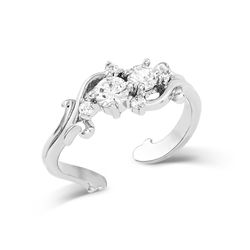 Montana Silversmiths Women's Arctic Ember Crystal Ring