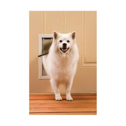 PetSafe 15.625 in. H X 10.75 in. W Medium Aluminum Pet Door