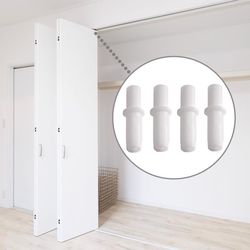 Ace White Nylon Bi-fold Door Pivot 4 pc