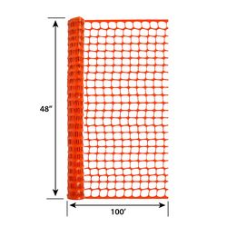 Tenax 4 ft. H X 100 ft. L Polyethylene Snow Safety