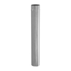 Imperial 3 in. D X 24 in. L Galvanized Steel Furnace Pipe