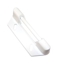 Barton Kramer Satin White Aluminum Door Latch 1 pk