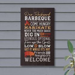 P Graham Dunn Multicolored Wood 24 in. H X 14 in. L X 0.75 in. W Theme: Our Backyard Barbecue Porch