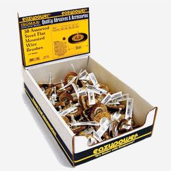 Eazypower Just Better Tools Wire Wheel Brush Brass Coated Steel 4500 rpm 50 pc