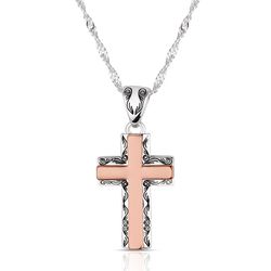 Montana Silversmiths Women's Faith Evermore Cross Necklace