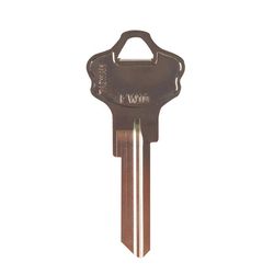 HILLMAN Welch House Key Blank Single For Kwikset Locks Silver
