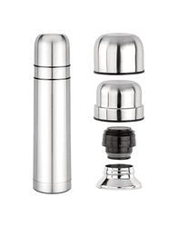 Bene Casa 16.9 oz Silver/Black Coffee Thermos