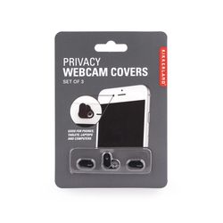 Kikkerland Black Privacy Webcam Covers Cell Phone Accessories For All Mobile Devices
