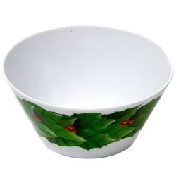 Chef Craft White with Green Plastic Bowl 20 oz oz