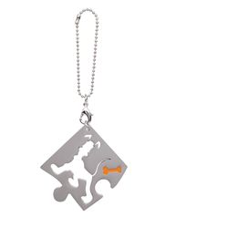 Monogram Disney Key Ring Pewter