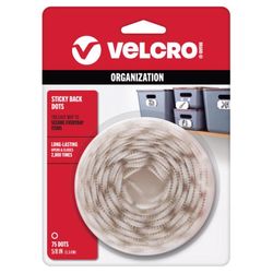 VELCRO Brand Small Nylon Hook and Loop Fastener 5/8  L 75 pk