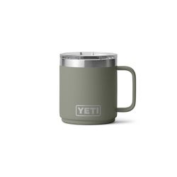 YETI Rambler 10 oz Pampa Green BPA Free Ceramic Lined Stackable Mug with MagSlider Lid