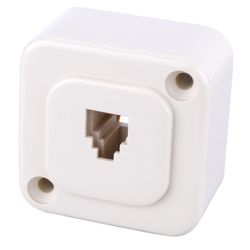 Monster Just Hook It Up 1-Jack Phone Jack Surface-Mount