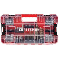 CRAFTSMAN Assorted Assorted Drill and Driver Bit Set Steel 150 pc