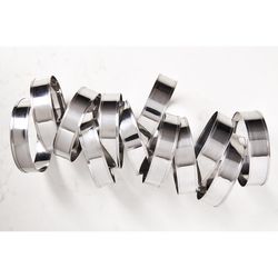 King Arthur Baking Company Silver Stainless Steel English Muffin Rings