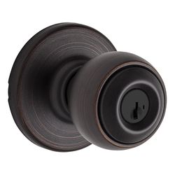 Kwikset Polo Venetian Bronze Entry Lockset 1-3/4 in.