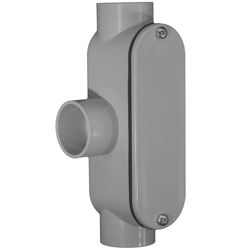 Cantex 1 in. D PVC Conduit Body For PVC 1 pk