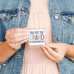 Sincere Surrounding Grand Grandparents Magnet Wood/MDF 1 pk