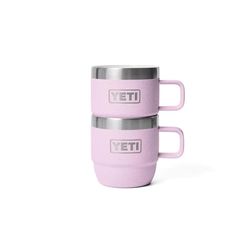 YETI Rambler 6 oz Cherry Blossom BPA Free Espresso Insulated Mug