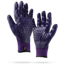 HandsOn Purple All Pets Grooming Gloves