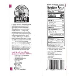 Claeys Old Fashioned Wild Cherry Hard Candy 6 oz