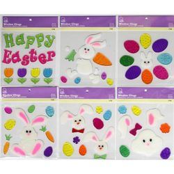 Chef Craft Assorted Vinyl Window Gel Cling