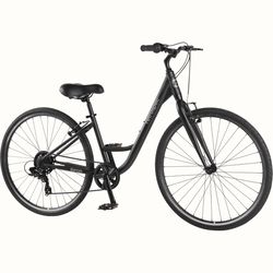 Retrospec Barron (2.1) Unisex Hybrid Road Bicycle Matte Black