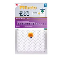 Filtrete 16 in. W X 20 in. H X 1 in. Polypropylene 1500 MPR Smart Air Filter 1 pk
