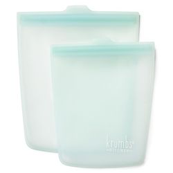 Krumbs Kitchen Mint Food Storage Bag 2 pk