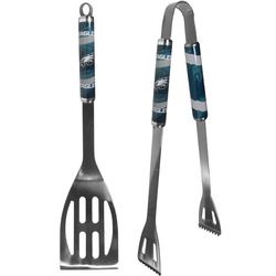 Siskiyou Sports NFL Stainless Steel Multicolored Grill Tool Set 2 pc